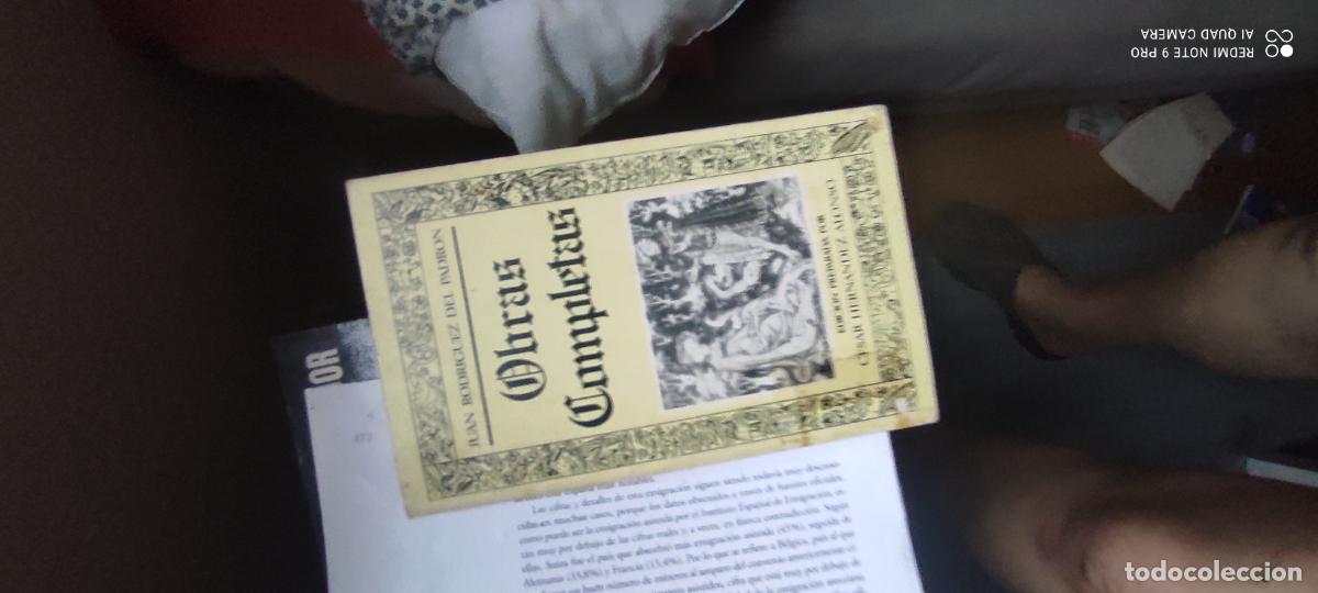 Libros de segunda mano: Obras completas Juan Rodr&iacute;guez del Padr&oacute;n