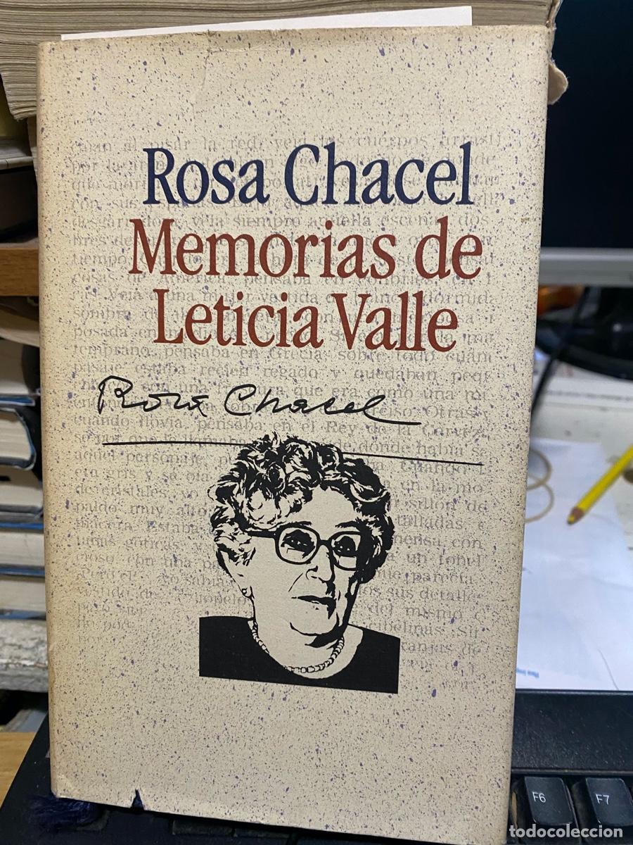Libros de segunda mano: ROSA CHACEL, MEMORIAS DE LETICIA VALLE