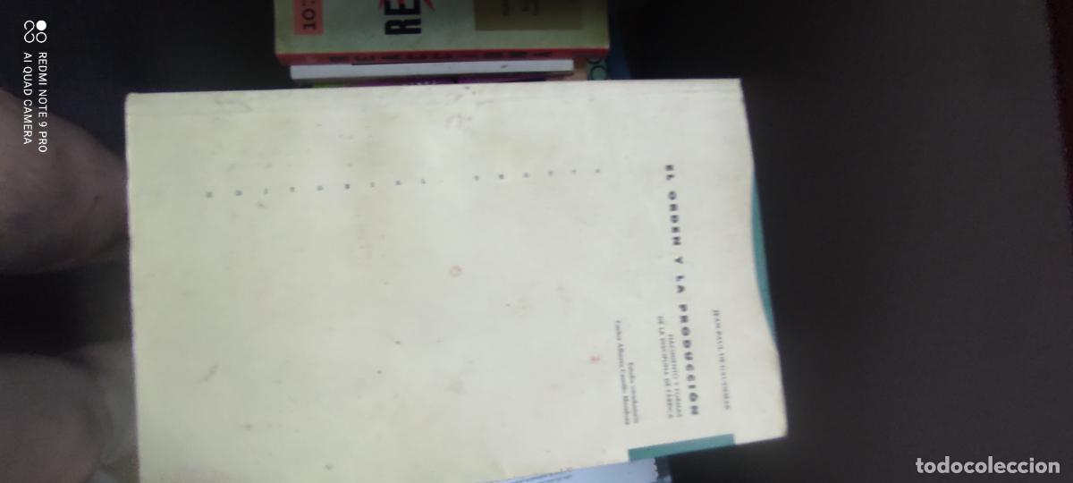 Libros de segunda mano: El orden y la producci&oacute;n - Gaudemar, Jean-Paul de