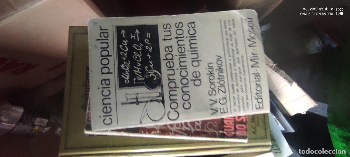 Libros de segunda mano: COMPRUEBA TUS CONOCIMIENTOS DE QUIMICA. - SOROKIN, V. V. ZLOTNIKOV, E. G.