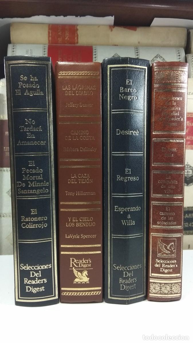 Libri di seconda mano: Lote Biblioteca de Selecciones del Reader&acute;s Digest. 4 vol&uacute;menes con los siguiente contenido: