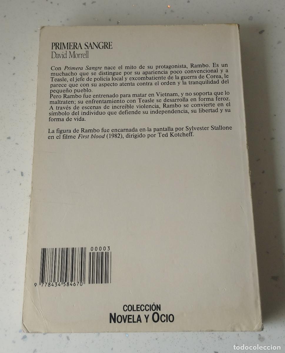 Libros de segunda mano: PRIMERA SANGRE, DAVID MORRELL, SALVAT - Foto 2