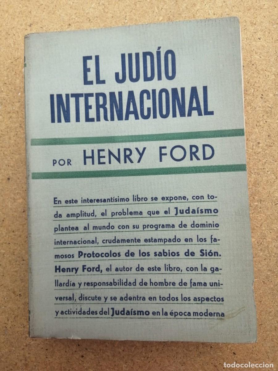 Libros de segunda mano: EL JUDIO INTERNACIONAL (HENRY FORD)