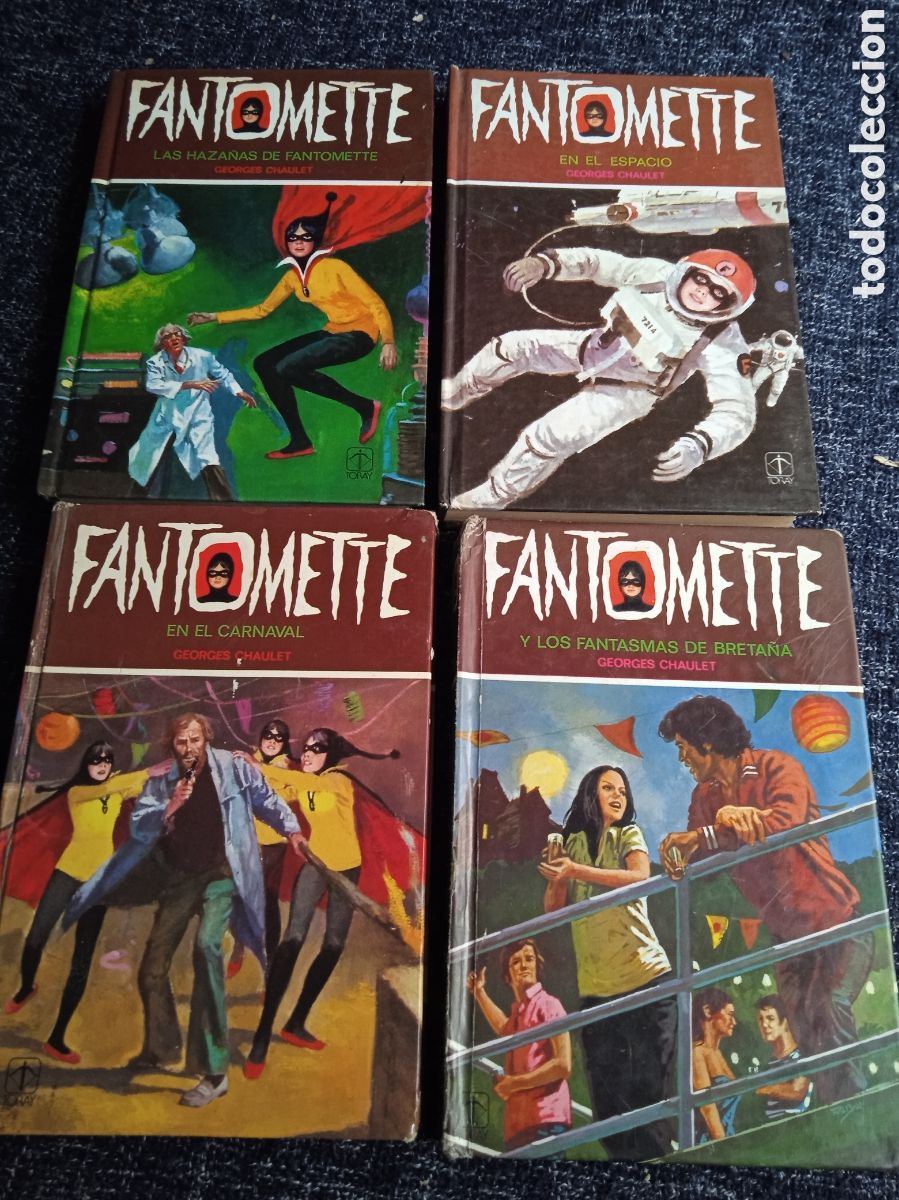 Gebrauchte B&uuml;cher: FANTOMETTE -LOTE DE 4 LIBROS / GEORGES CHAULET. -ED. EDICIONES TORAY