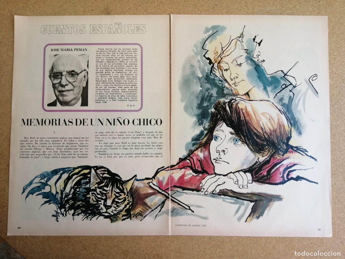 Libros de segunda mano: CUENTOS ESPA&Ntilde;OLES. MEMORIAS DE UN NI&Ntilde;O CHICO (JOSE MARIA PEMAN)