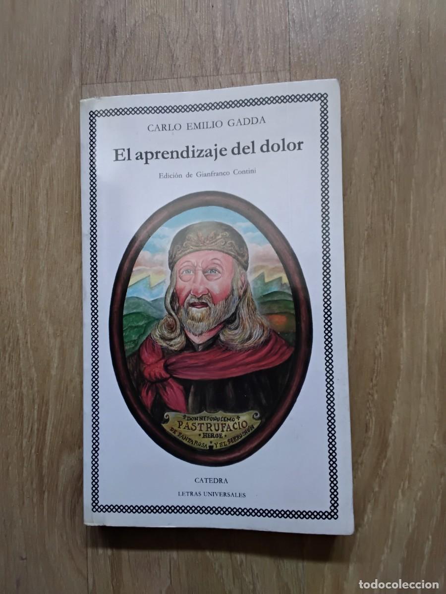 Libros de segunda mano: EL APRENDIZAJE DEL DOLOR. CARLO EMILIO GADDA. CATEDRA LETRAS UNIVERSALES. GIANFRANCO CONTINI. 1989
