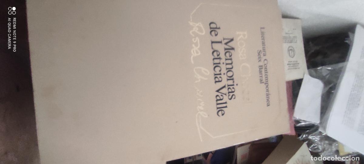 Libri di seconda mano: Memorias de Leticia Valle. Literatura contempor&aacute;nea Seix Barral.