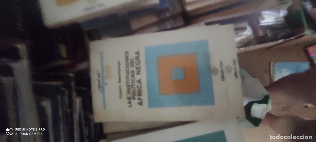 Livros em segunda m&atilde;o: Las instituciones pol&iacute;ticas del &Aacute;frica negra - Hubert Deschamps