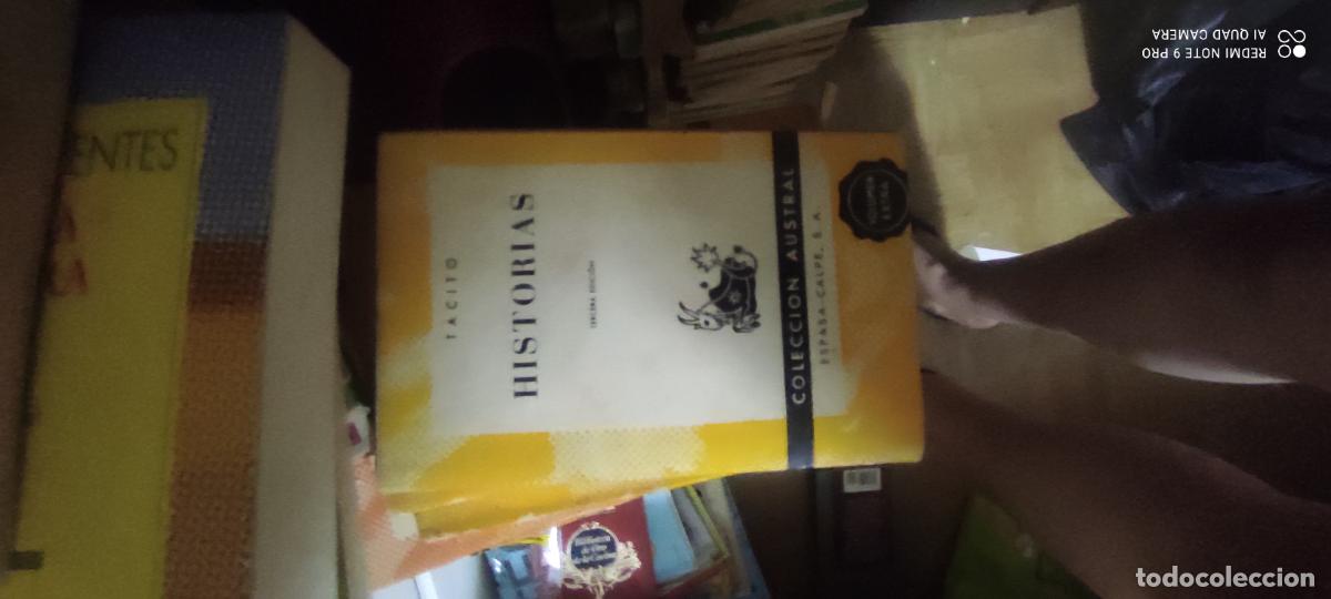 Livros em segunda m&atilde;o: TACITO - HISTORIAS - LIBROS DEL 1&ordm; AL 5&ordm; - COLECCION AUSTRAL - 1947 -