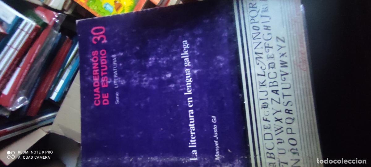 Libros de segunda mano: La literatura en lengua gallega - Justo Gil, Manuel: