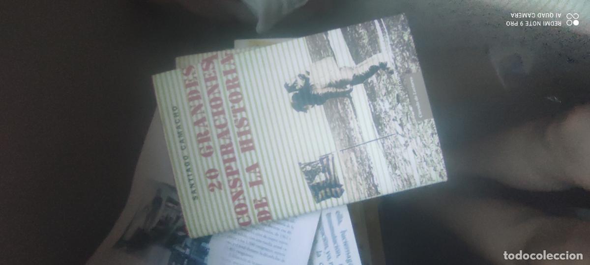 Libros de segunda mano: 20 GRANDES CONSPIRACIONES DE LA HISTORIA - SANTIAGO CAMACHO / CIRCULO DE LECTORES