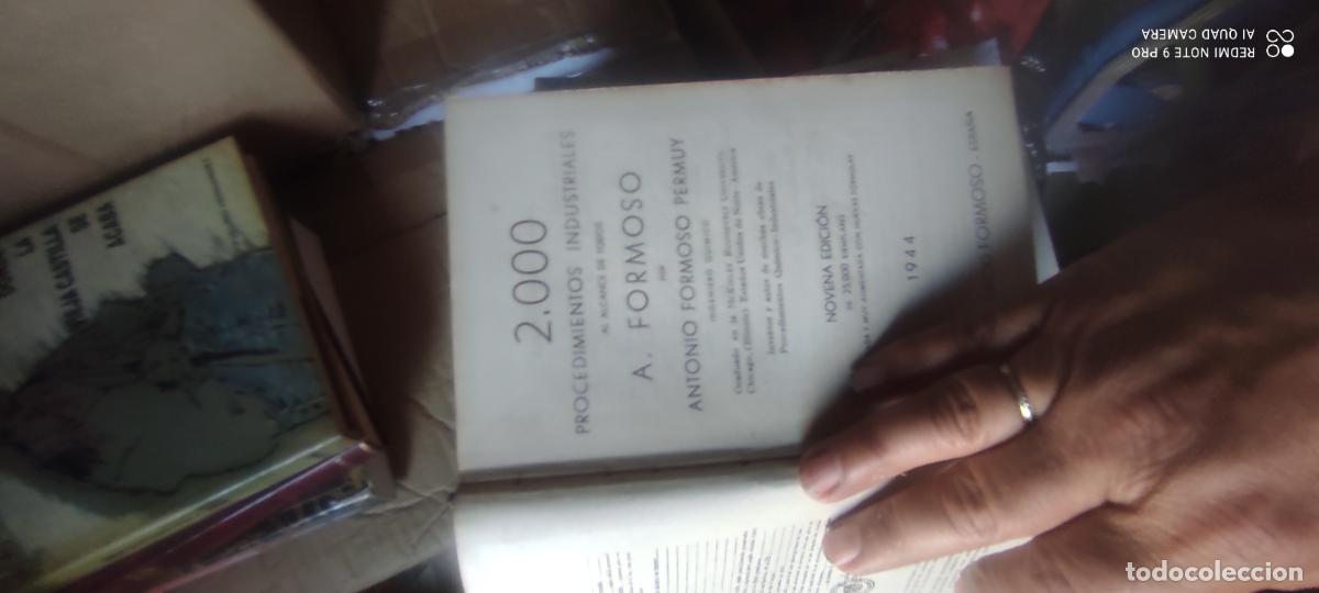 Libros de segunda mano: 2000 PROCEDIMIENTOS INDUSTRIALES AL ALCANCE DE TODOS / ANTONIO FORMOSO PERMUY