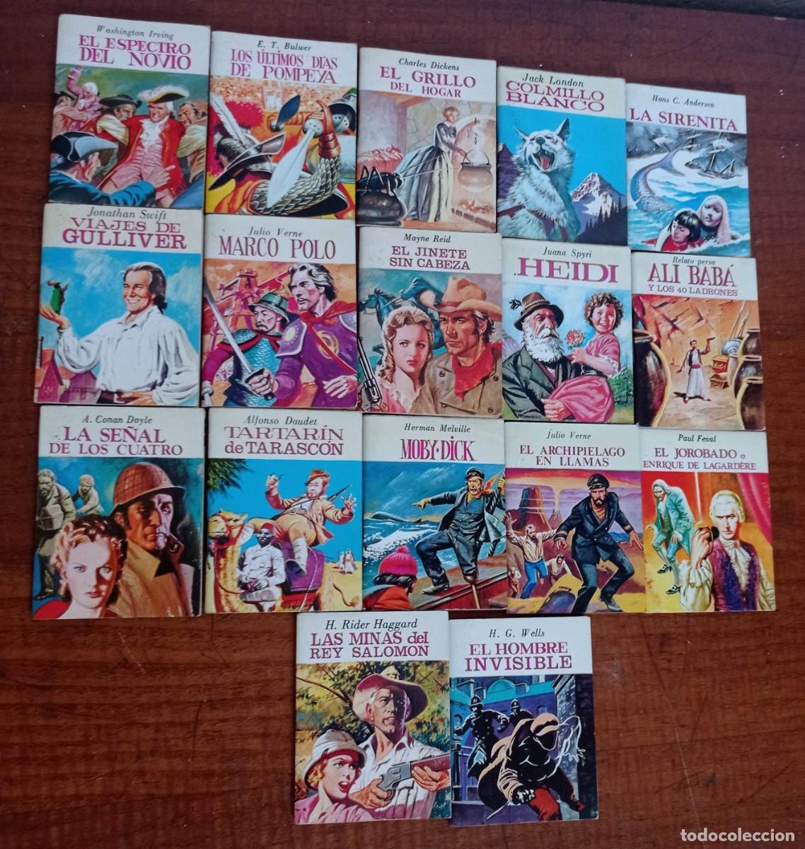 Libros de segunda mano: COLECCION LOTE DE 32 LIBROS DE MINIBIBLIOTECA DE LA LITERATURA UNIVERSAL -PETETE-.