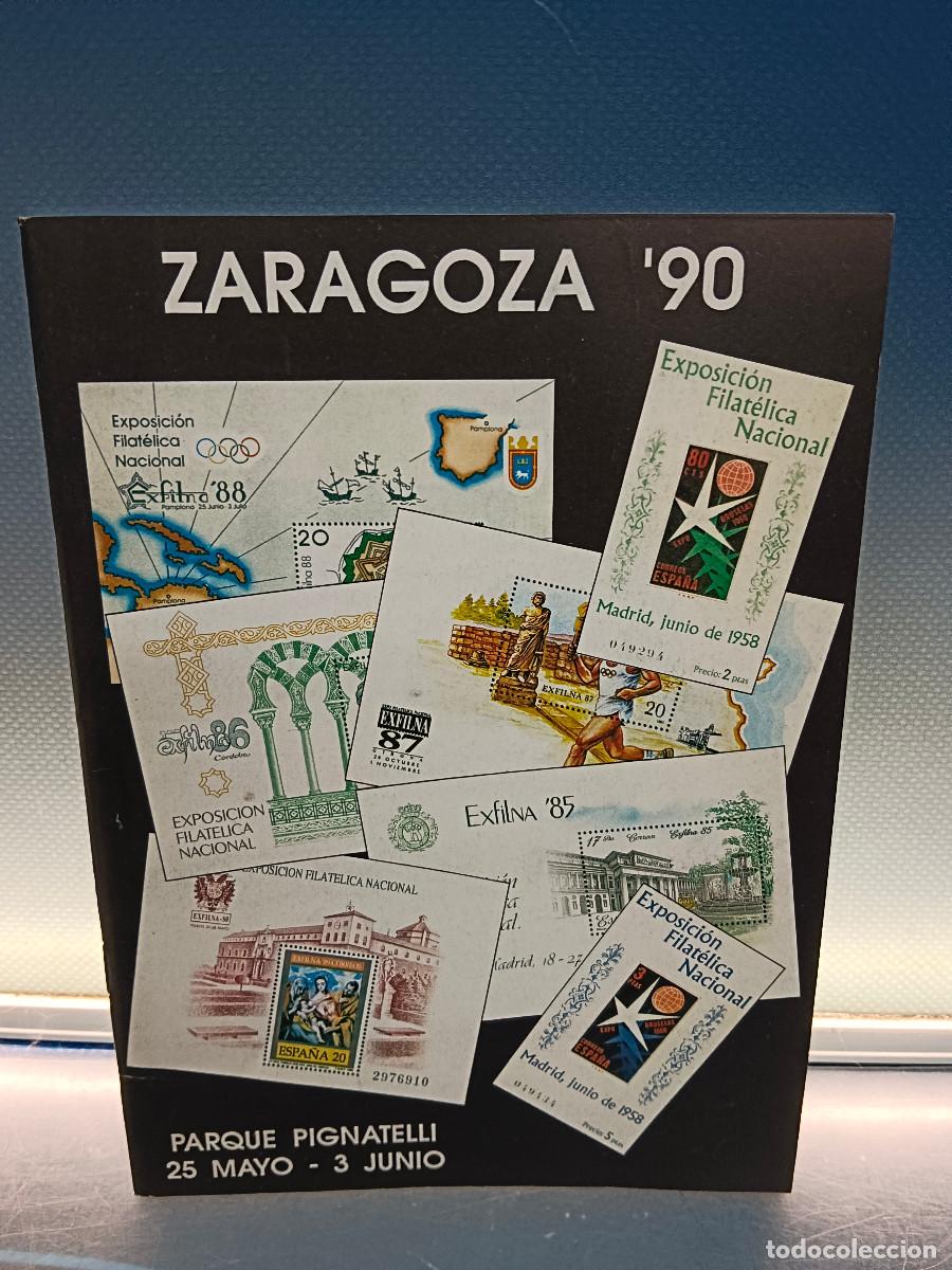 Libros de segunda mano: Revista filatelia zaragoza &acute;90, filatelia