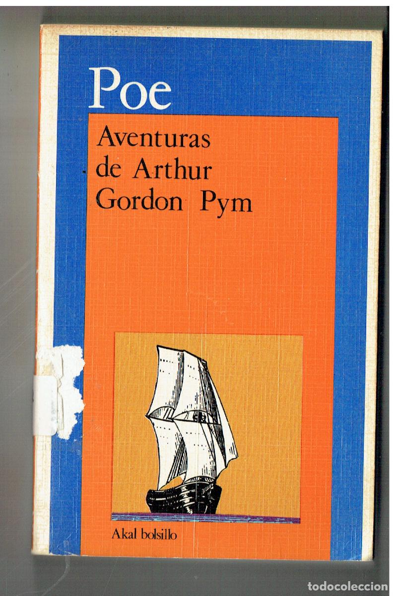 Libros de segunda mano: POE. AVENTURAS DE ARTHUR GORDON PYM. AKAL BOLSILLO. 1985.(Z/34.1)