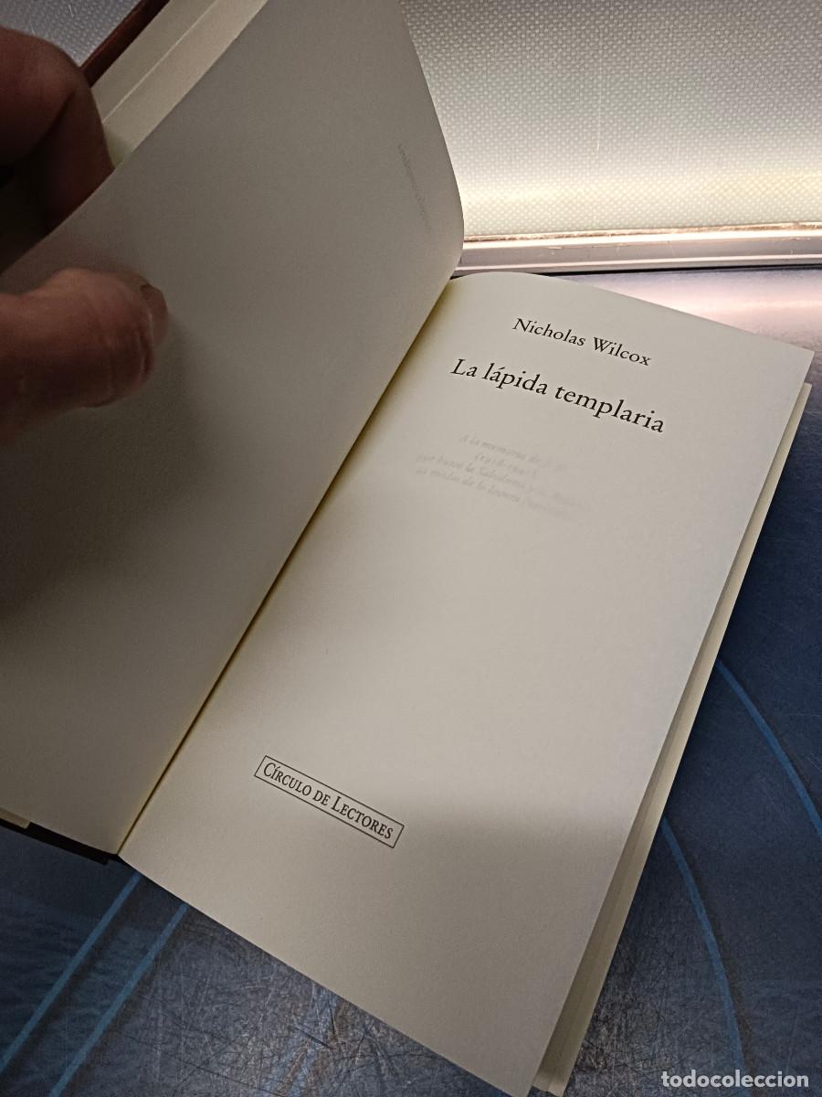 Libros de segunda mano: libro, La l&aacute;pida templaria - Nicholas Wilcox - Foto 5