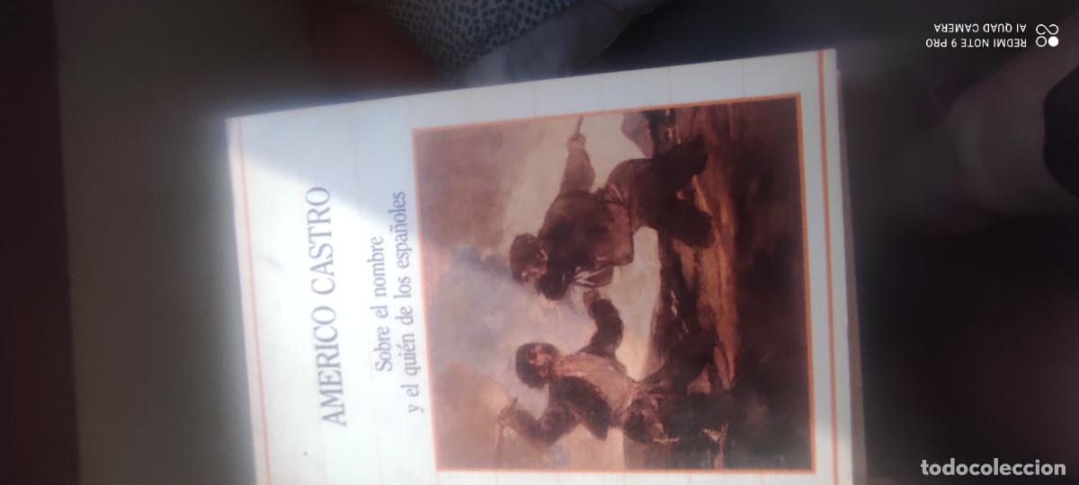 Livros em segunda m&atilde;o: SOBRE EL NOMBRE Y EL QUI&Eacute;N DE LOS ESPA&Ntilde;OLES - AMERICO CASTRO - EDICI&Oacute;N SARPE