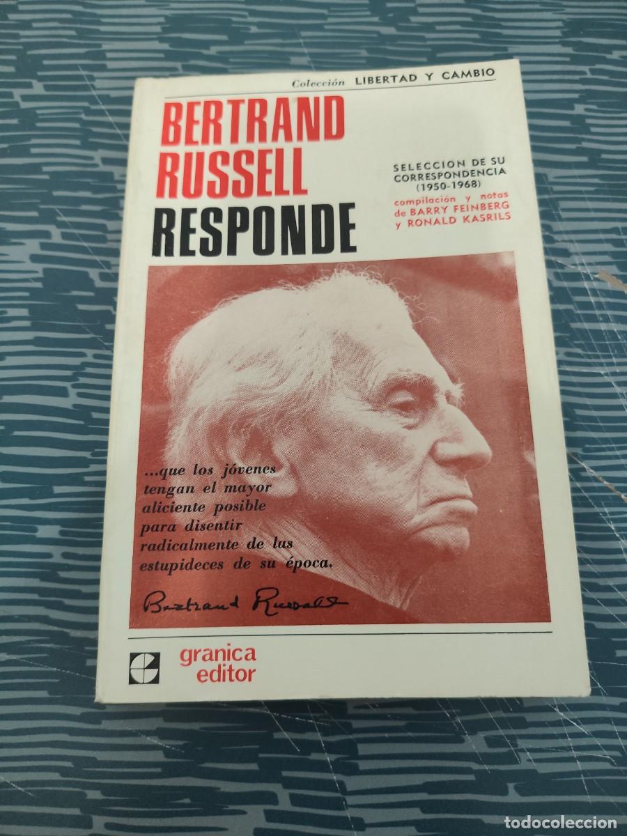 Livres d'occasion: BERTRAND RUSSELL, RESPONDE,GRANICA EDITOR,1970,228 P&Aacute;GINAS.
