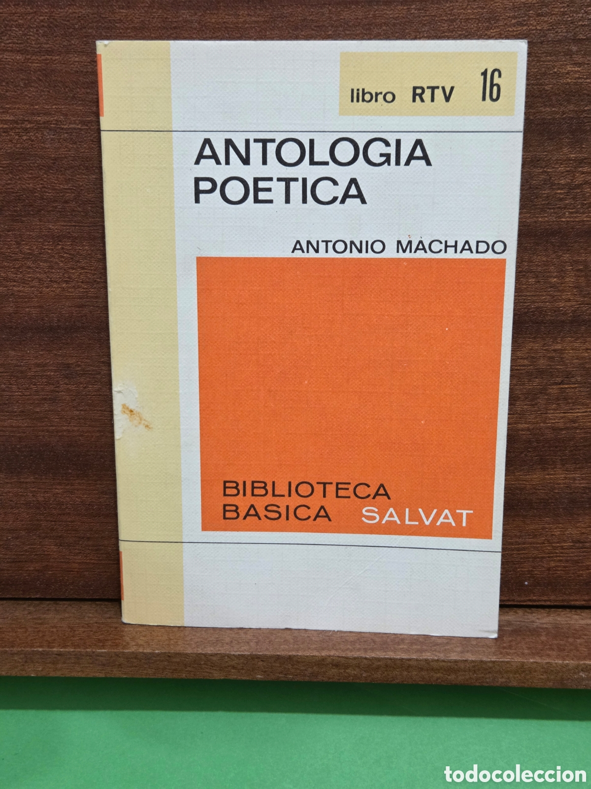 Libri di seconda mano: LIBRO RTV...N&Uacute;MERO 16...&rdquo;&rdquo;ANTOLOGIA POETICA&rdquo;&rdquo;...ANTONIO MACHADO...SALVAT...1969...