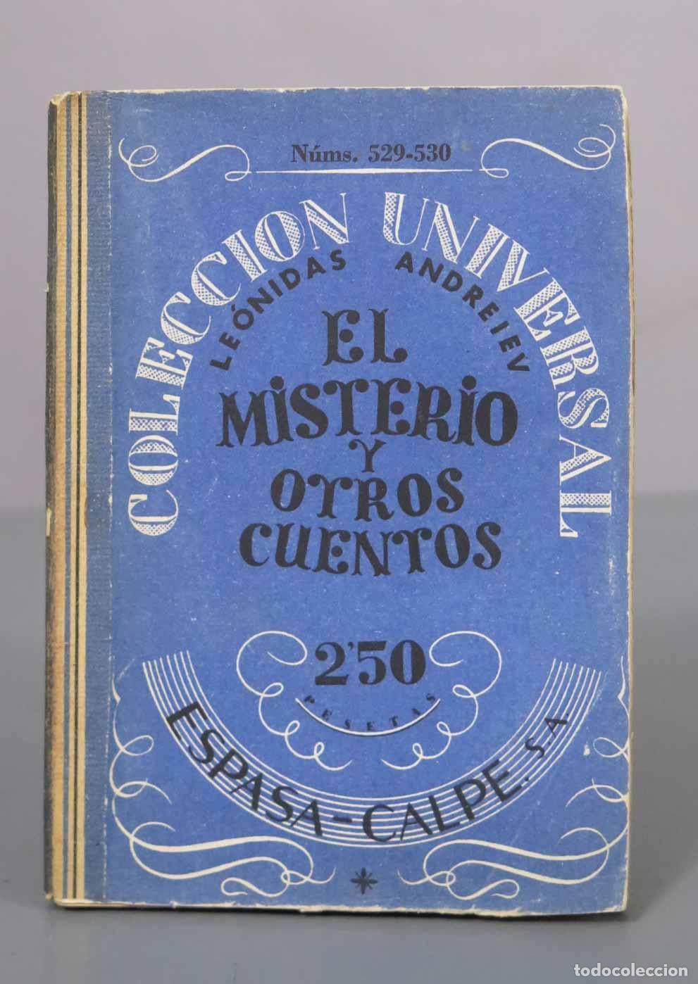 Libros de segunda mano: El misterio y otros cuentos - Le&oacute;nidas Andr&eacute;iev - Espasa-Calpe