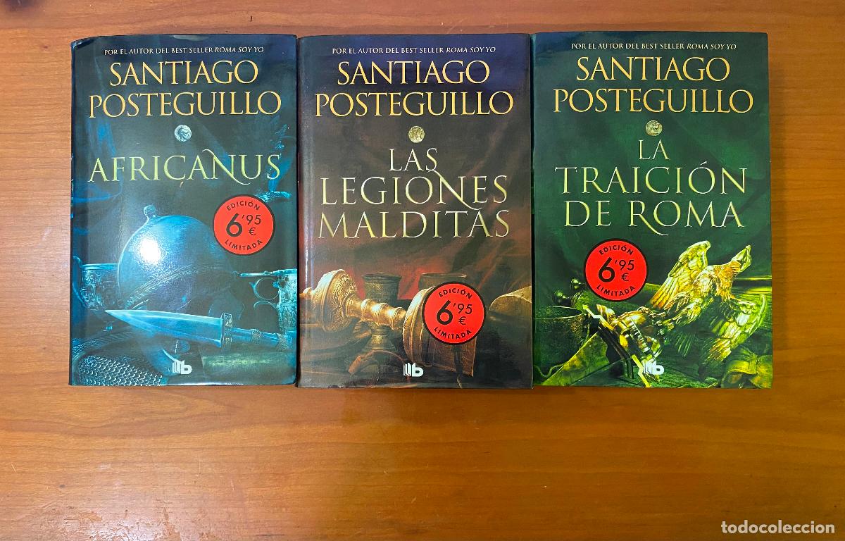 Libros de segunda mano: Trilog&iacute;a Africanus I II III - Santiago Posteguillo . edicion limitada