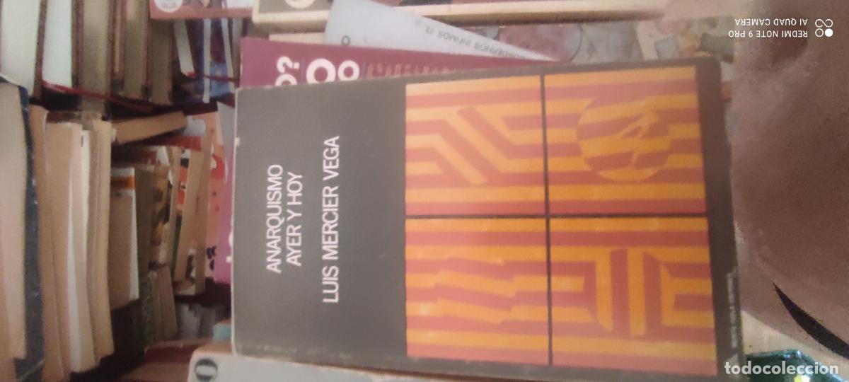Libros de segunda mano: ANARQUISMO AYER Y HOY - Por Luis Mercier Vega - Ed. Monte &Aacute;vila 1970