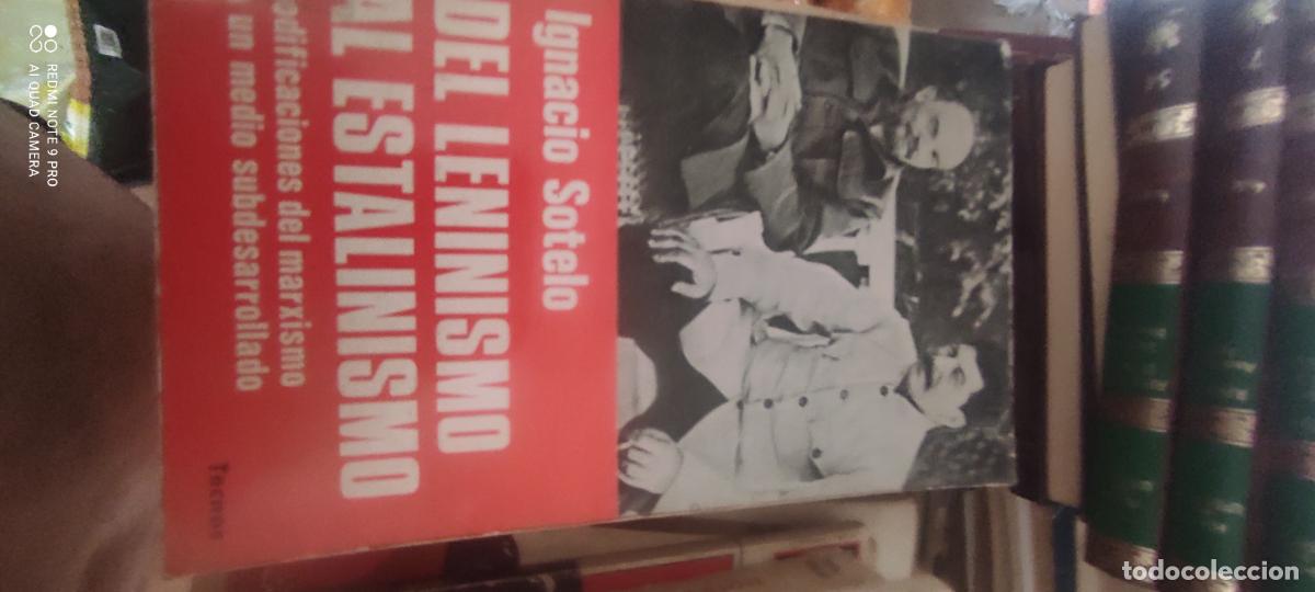 Livres d'occasion: Del leninismo al estalinismo, Ignacio Sotelo, ed. Tecnos, tapa blanda - Ignacio Sotelo
