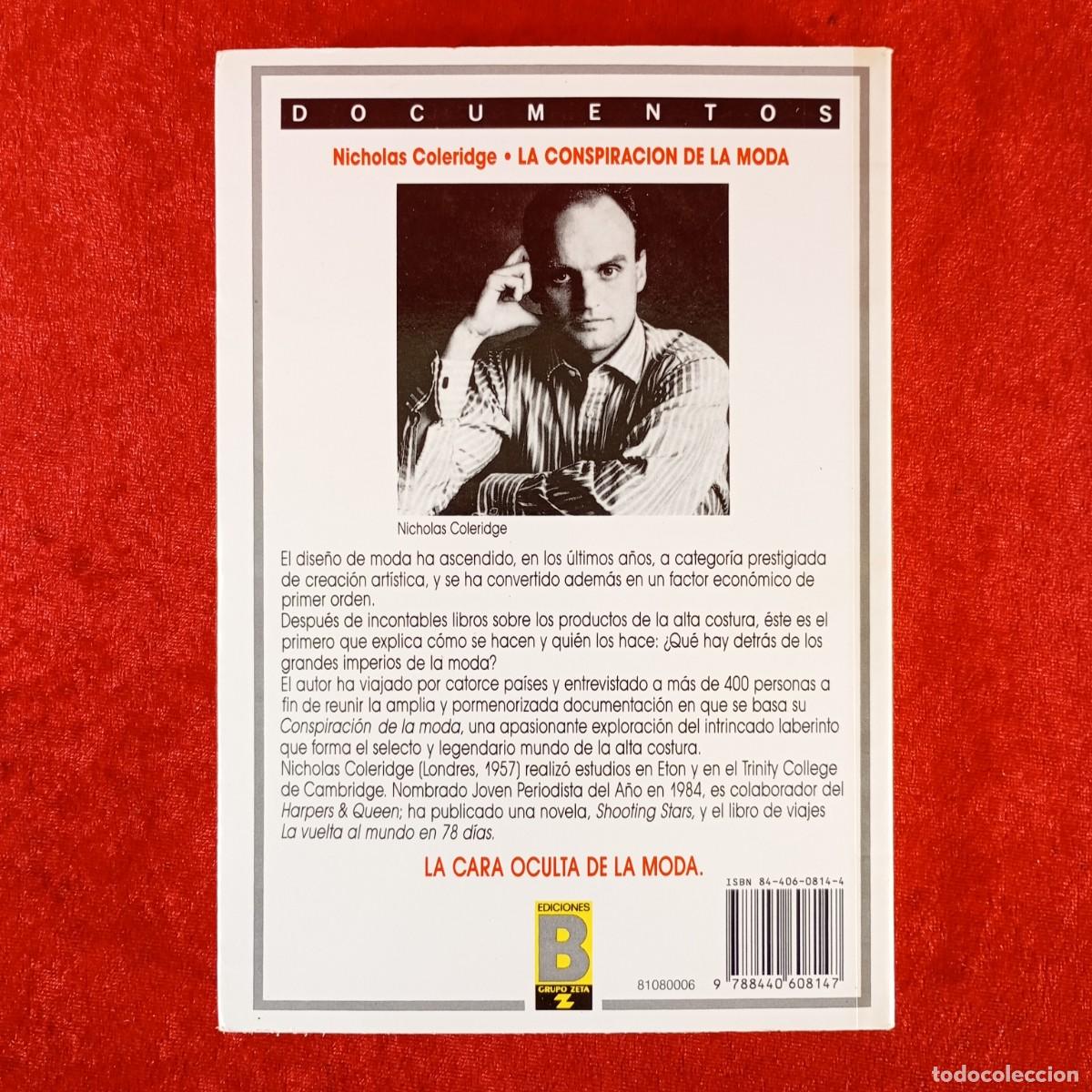 Libros de segunda mano: NICHOLAS COLERIDGE - LA CONSPIRACION DE LA MODA - DOCUMENTOS / 923 - Foto 2