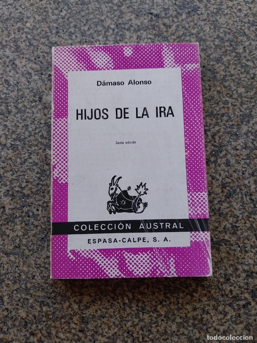 Libros de segunda mano: HIJOS DE LA IRA -- DAMASO ALONSO -- AUSTRAL --