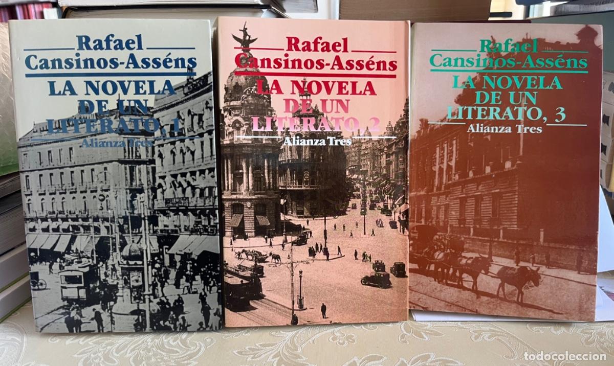 Libros de segunda mano: Cansinos-Assens, Rafael.- La novela de un literato (3 vols.)