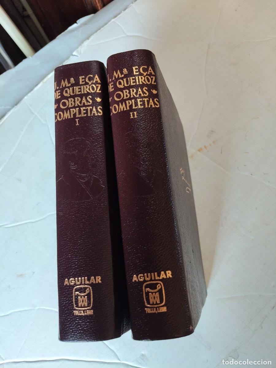 Libros de segunda mano: Jos&eacute; Ma Eca de Queiroz Obras Completas 2vol Aguilar 1964