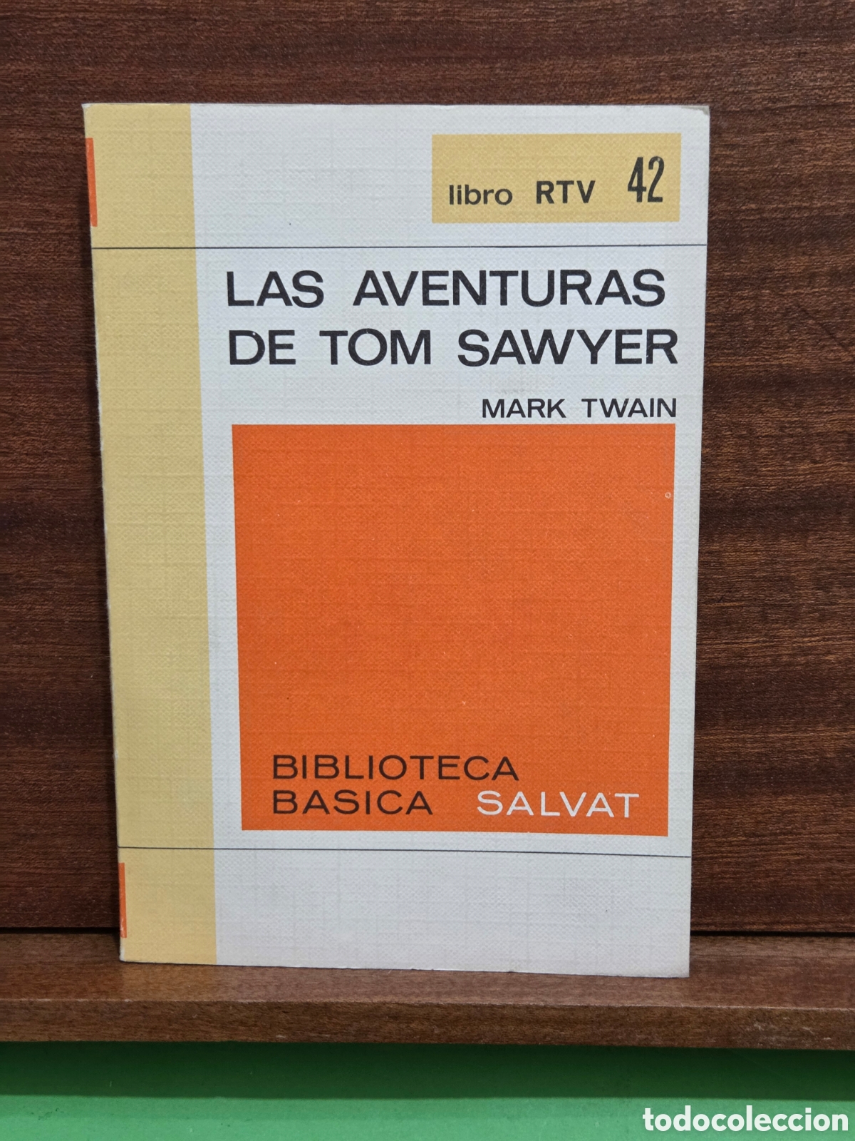 Libros de segunda mano: LIBRO RTV...N&deg;42...&rdquo;&rdquo;LAS AVENTURAS DE TOM SAWYER&rdquo;&rdquo;...MARK TWAIN...BIBLIOTECA BASICA SALVAT...1970...