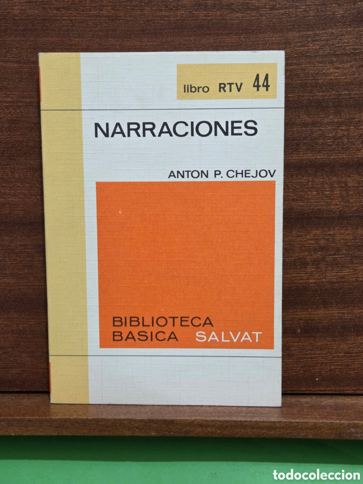 Libros de segunda mano: LIBRO RTV... N&deg;44...&rdquo;&rdquo;NARRACIONES&rdquo;&rdquo;...ANTON P. CHEJOV...BIBLIOTECA BASICA SALVAT...1970...