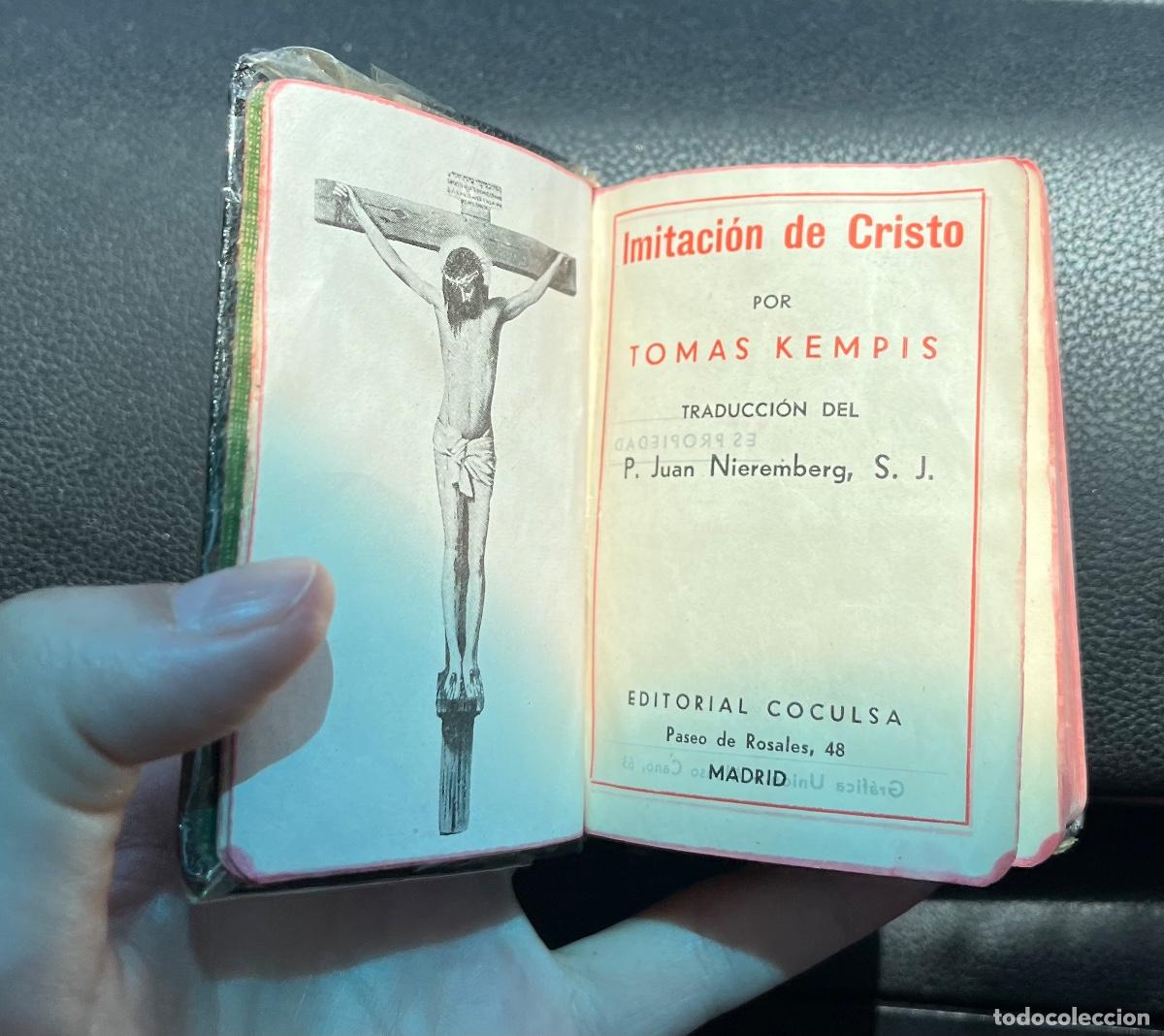 Libros de segunda mano: Imitaci&oacute;n de Cristo - Tomas Kempis - N&uacute;mero 1 Cris&oacute;litos - Editorial Coculsa