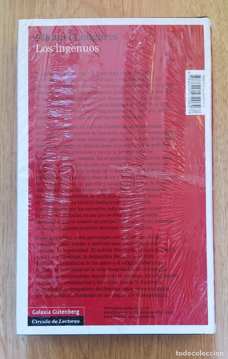 Libros de segunda mano: Los ingenuos, de Manuel Longares - Foto 2