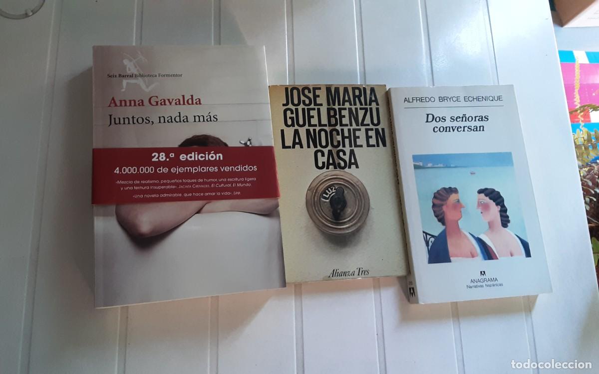 Libros de segunda mano: Lote 3 novelas: La noche en casa, Dos se&ntilde;oras conversan, Juntos nada mas.