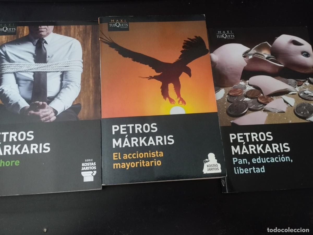 Libros de segunda mano: PACK MARKARIS: PAN, EDUCACION, LIBERTAD/OFFSHORE/ACCIUONISTA MAYORITARIO