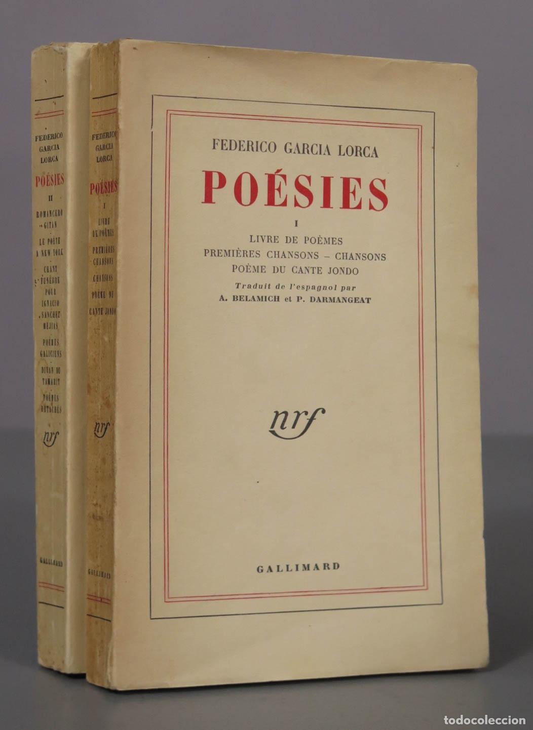 Livres d'occasion: Po&eacute;sies - Federico Garc&iacute;a Lorca - Gallimard. 2 TOMOS