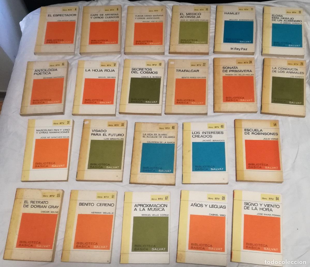 Libros de segunda mano: Lote de 22 libros de la coleccion Biblioteca Basica Salvat (Lote 95)