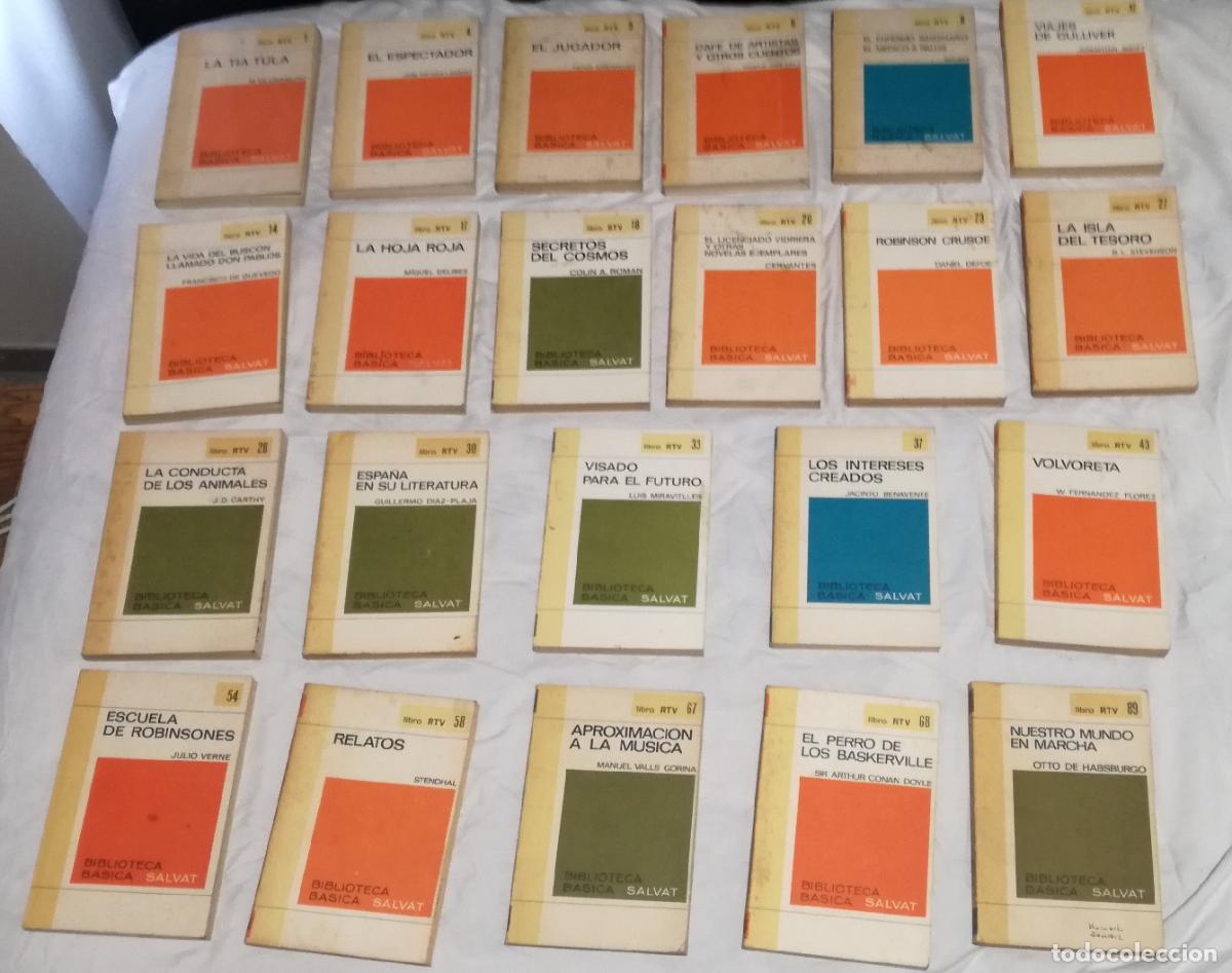 Libros de segunda mano: Lote de 22 libros de la coleccion Biblioteca Basica Salvat (Lote 97)