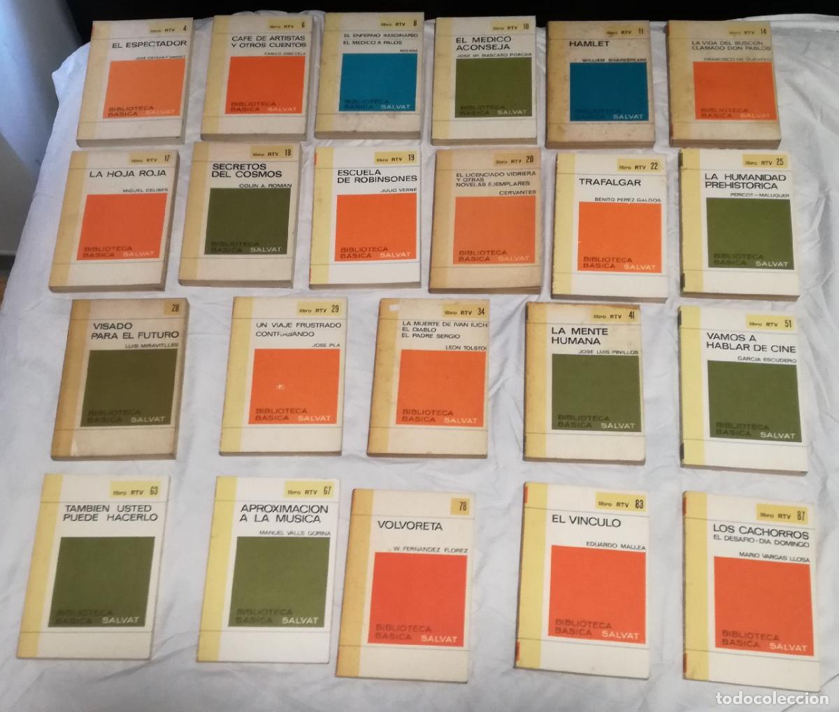 Libros de segunda mano: Lote de 22 libros de la coleccion Biblioteca Basica Salvat (Lote 98)