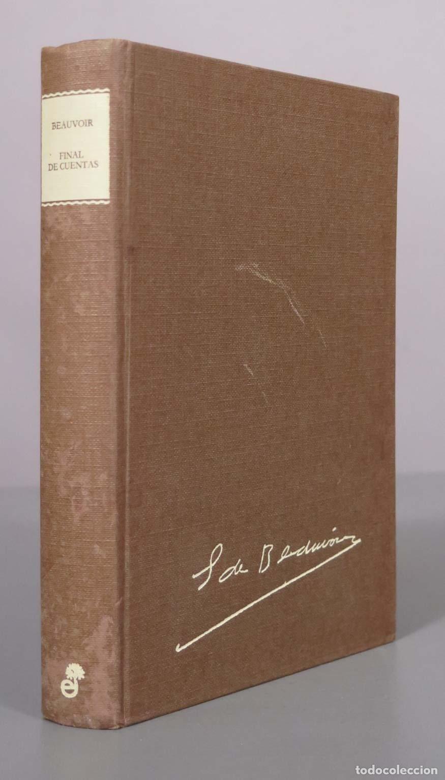 Libros de segunda mano: Final de cuentas - Simone de Beauvoir - Editorial Edhasa