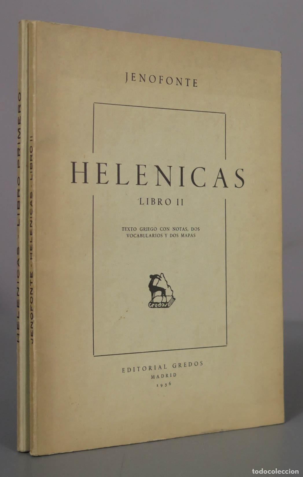 Libros de segunda mano: Jenofonte - Hel&eacute;nicas - Editorial Gredos. 2 TOMOS