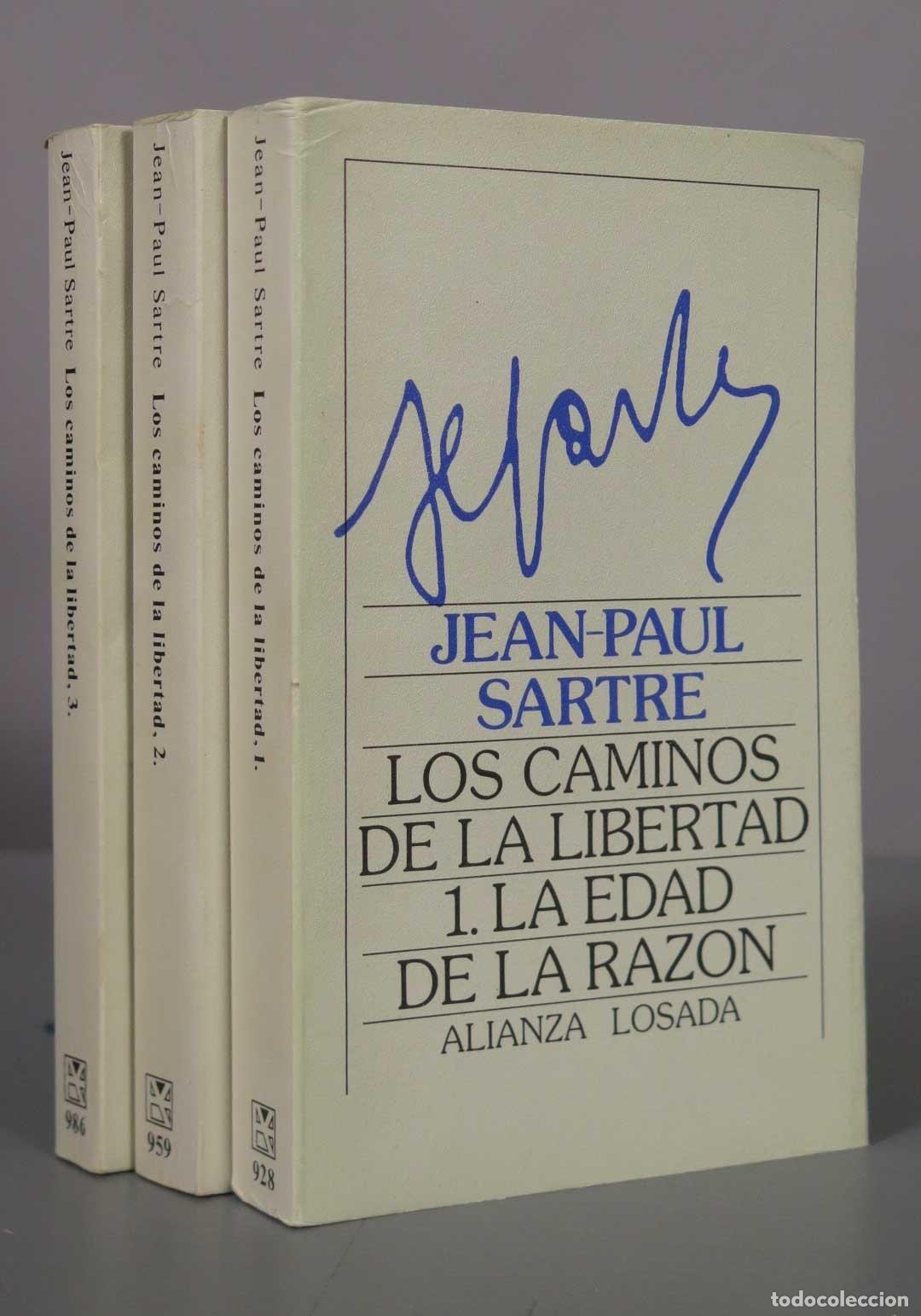 Libros de segunda mano: Los caminos de la libertad - Jean-Paul Sartre - Alianza Losada. 3 TOMOS
