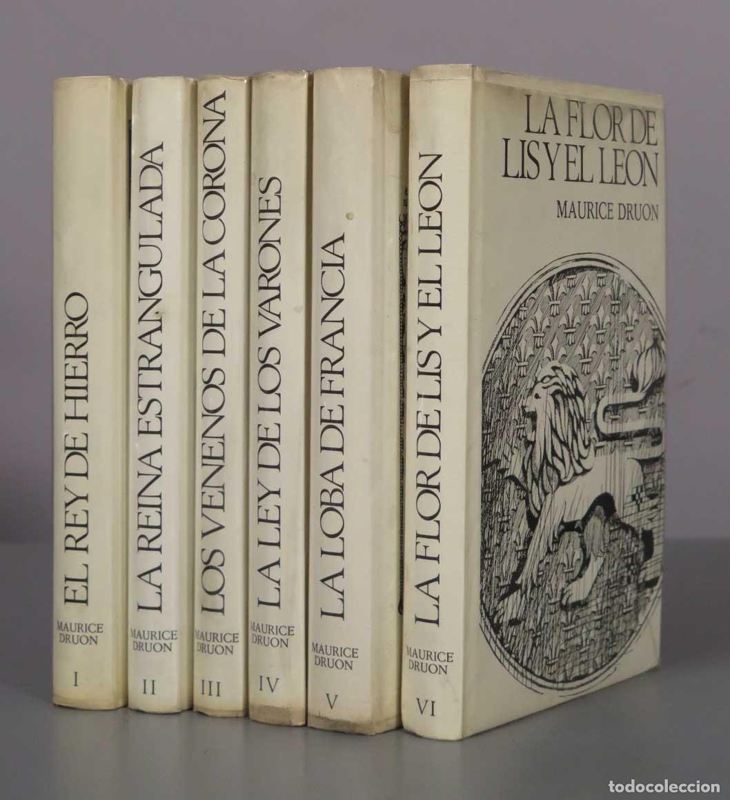 Libros de segunda mano: Los reyes malditos. DRUON. CIRCULO DE LECTORES. 6 TOMOS
