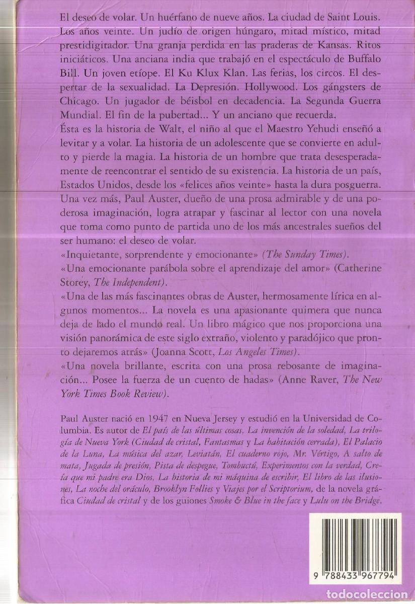 Libros de segunda mano: PAUL AUSTER. MR. VERTIGO. ANAGRAMA - Foto 2