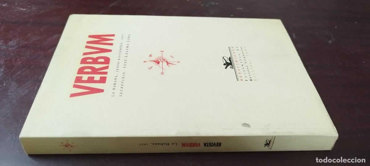 Libros de segunda mano: VERBVM-VERBUM / LA HABANA 1937 / KARA42 / FASCIMILES REVISTAS LITERARIAS