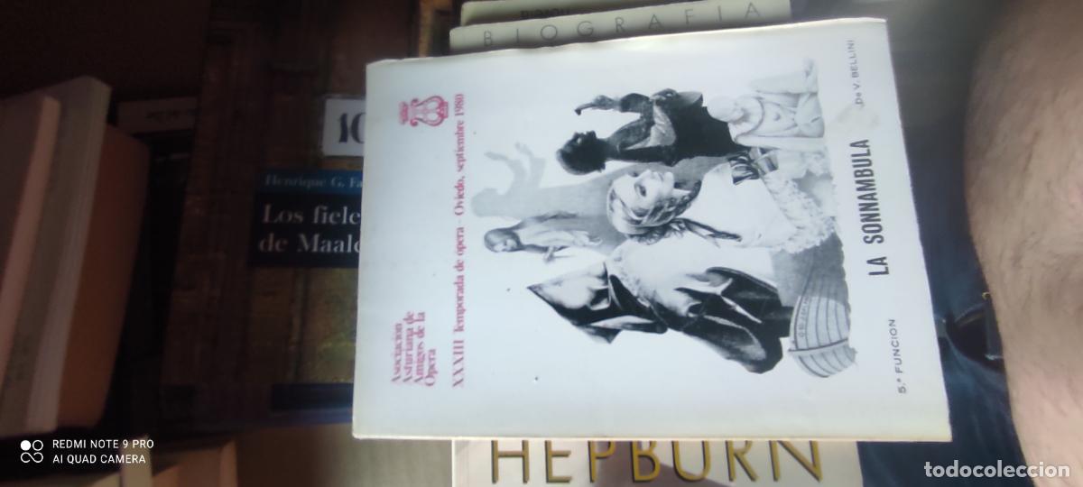 Libros de segunda mano: bellini la sonambula Opera de oviedo l