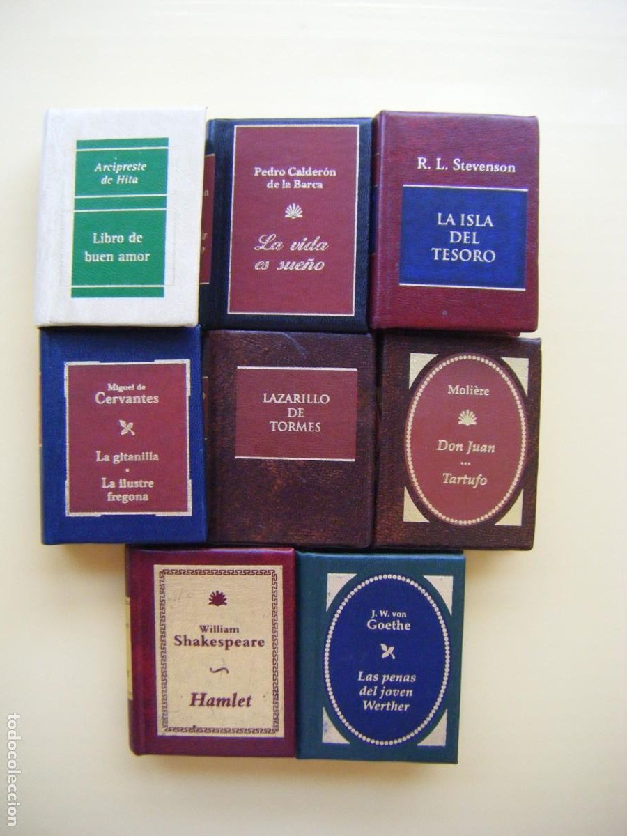 Libros de segunda mano: LOTE : 8 MINI LIBROS LITERATURA - PLANETA AGOSTINI
