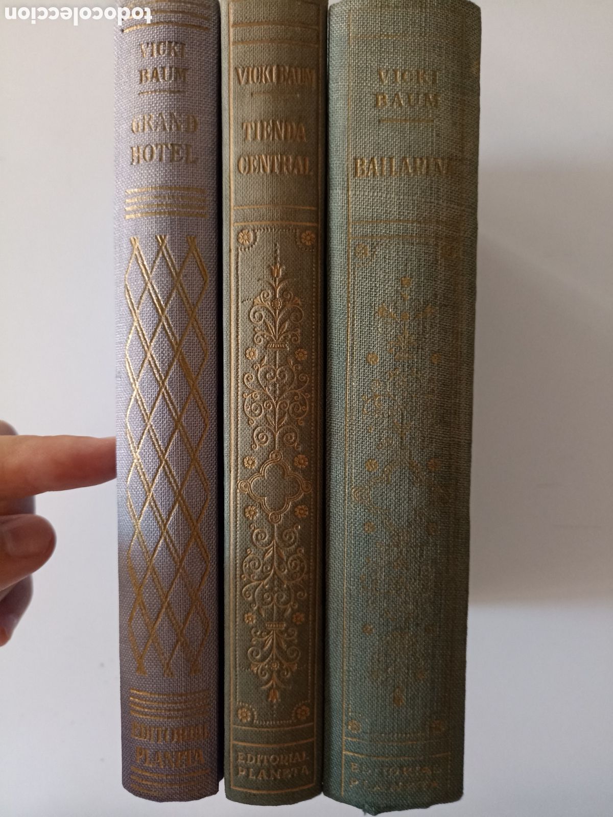 Libros de segunda mano: Lote 3 x Vicki Baum - Grand Hotel / Tienda central / Bailarina (Planeta, 1958, 1958 y 1963)